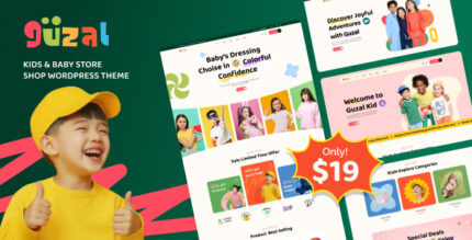 Guzal - Kids & Baby Store  Shop WordPress Theme